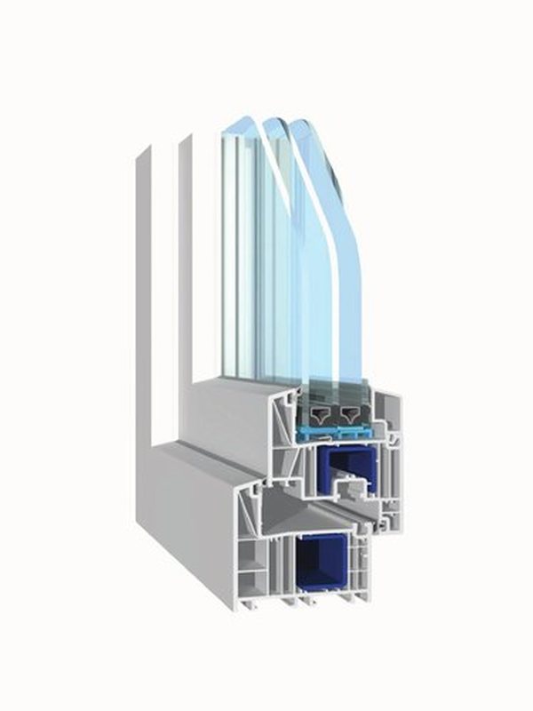 Tâmplărie PVC Salamander BluEvolution 82 cu sticlă tripan - Mestecenilor Residence